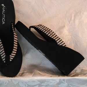 Nautica Wedge Sandals